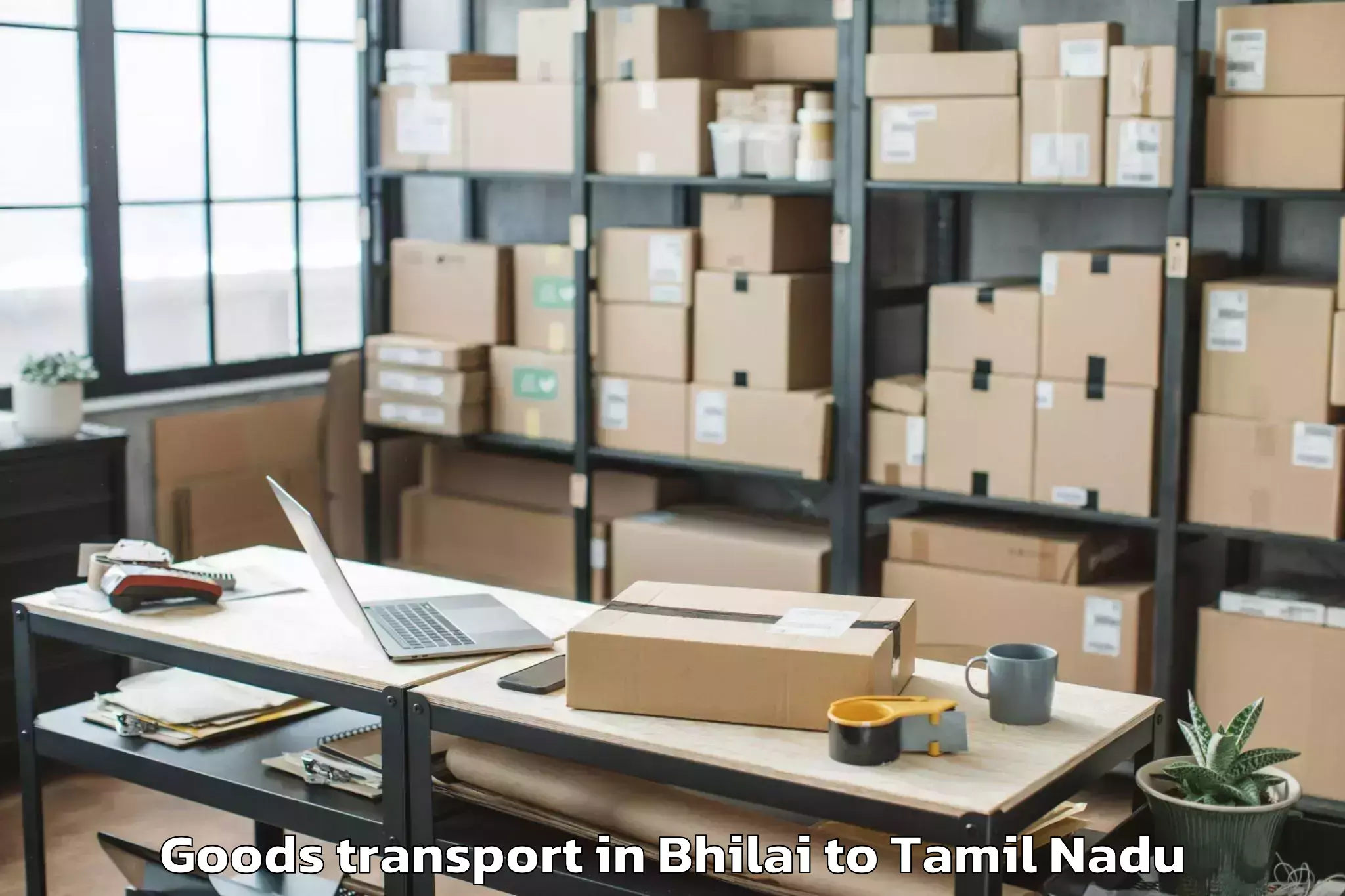 Comprehensive Bhilai to Kamarajar Port Goods Transport